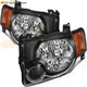 Left + Right Headlights Assembly Lamp For 2008-2012 Ford Escape 8L8Z13008B Front