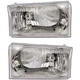 Left and Right Headlights For Ford F-250 Super Duty 1999-2005 Halogen w/ Bulb/s