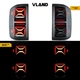 VLAND LED Tail Lights For 2014-2018 Chevrolet Chevy Silverado 1500 2500HD 3500HD