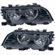 New Halogen Head Lamp Assembly Set of 2 Left Right Side Fits BMW 325i 325xi 330i