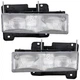 Headlight For 94-2000 GMC K3500 Pair Driver and Passenger Side Composite Type