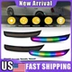 4X LED Dynamic Scan RGB Side Marker Lights For Chrysler 300 300S 300C 2015-2023 4X LED Dynamic Scan RGB Side Marker Lights For Chrysler 300 300S 300C 2015-2023