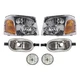 Headlight Driving Head light Headlamp  Driver & Passenger Side Left Right