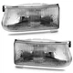 WEELMOTO Pair Headlights For 1995-2001 Ford Explorer 1997 Mercury Mountaineer WEELMOTO Pair Headlights For 1995-2001 Ford Explorer 1997 Mercury Mountaineer