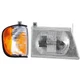 Headlight Kit For 97-2002 Ford E-150 Econoline 2003 E-250 Right 2Pc