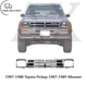Front Grille & Head Light Door For 1987-1988 Toyota Pickup 1987-1989 4Runner