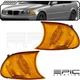 Pair LH RH Halogen Corner Lights fits BMW 00-01 323Ci 328Ci 325Ci 330Ci