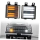 Smoked Lens Dynamic LED Turn Signal C10 turn signal parking light, smoked lens