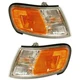 DEPO Corner Parking Light Set For 1994-1997 Honda Accord HO2550109 HO2551109