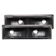 Anzo 511053 Black Clear Euro Style Parking/Signal Lights for Chevrolet and GMC
