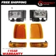 Headlights Assembly + Corner & Signal Lights For 1989-1994 Ford Ranger /Explorer
