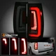 Black/Smoke Fits 2007-2014 Chevy Tahoe Suburban LED Tail Light Sequential Signal