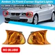 Pair Corner Signal Parking Lights For BMW 3Series E46 2-Door Pre-LCI 1999-2001