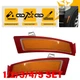 For 2011-2013 BMW E70 X5 Amber Lens Front Bumper Side Marker Reflectors 1-5SET