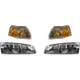 Headlight Corner Light Kit For 1996-1997 Ford Thunderbird Cougar Left and Right