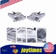 Pair LED DRL Headlamp Headlight Left+Right For Nissan Armada 2017 2018 2019 2020