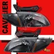 00-02 Chevy Cavalier Z24 Black OE Style Headlights + Corner Signal Lights 