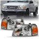 Anzo 111484 Headlight For Ford Ranger 2001-2011 Left and Right Chrome Housing
