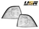 Euro CLEAR Corner Light +Chrome Bulbs For BMW E36 2D Coupe/Cabrio