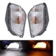 LED Amber/White Front Bumper turn Signal Light DRL For Toyota Prius V 2012- 2014