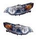 For 2009-2014 Acura TSX Headlight HID Set Driver and Passenger Side