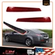For 2009 2010 2011 ACURA TL Red Lens Rear Bumper Bar Reflector Lights Kit 2PCS