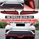 LED Red Reflector Rear Bumper Fog Light Tail Light For Toyota CHR C-HR 2016-2022