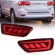Pair For JEEP Grand Cherokee 2011-2021 LED Rear Bumper Light Fog Lamp Light Pair For JEEP Grand Cherokee 2011-2021 LED Rear Bumper Light Fog Lamp Light