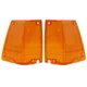 2X Front Corner Light Lens Amber For Toyota Corolla KE70 TE70 TE71 Sedan 1985