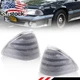 2X Clear Lens Front Outer Corner Parking Signal Light For 1987-1993 Ford Mustang