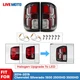Halogen Upgrade To LED For 2014-2019 Chevy Silverado 1500 Black Tail Lights Pair