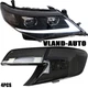 2 Pair Fits Toyota Camry 2012-2014 Headlights + Smoked Tail Lights with LED DRL