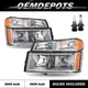 For 2004-2012 Chevy Colorado/GMC Canyon Bumper Headlights Amber Corner For 2004-2012 Chevy Colorado/GMC Canyon Bumper Headlights Amber Corner