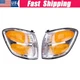 Front Turn Signal Light Set For 2001-2004 Toyota Tundra TO2531143 TO2530143