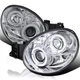 Clear Fits 2002-2003 Subaru Impreza Wrx Led Halo Projector Headlights Lamps Pair