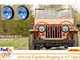 Headlight Light Pair Left & Right fits willys jeep CJ2A 3A 3B CJ5 M38 Complete
