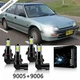 For Honda Civic 1988 1989-1991 LED Headlight Hi-Lo Beam Bulbs 6000K Bright White