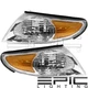 Left Right Sides Pair Corner Side Marker Signal Lamps for 2002-03 TOYOTA SOLARA