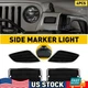 4PC Smoke Bumper Signal Fender Side Marker Lights For 1997-2006 Jeep Wrangler TJ