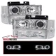 Projector Headlights+Bumper+Corner Fits 1994-1998 Chevy C10 C/K Tahoe LED Halo