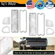 Clear Tail Light & Reverse Lenses w/Gaskets 67-72 For Chevy for GMC Pickup Truck