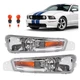 Clear Front Bumper Turn Signal Light Parking Lamp For Ford Mustang 2005-2009
