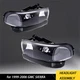 Pair Black for 1999-2006 GMC Sierra Yukon Headlights Assembly Bumper Headlamps