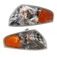 For Mazda 626 2000-2002 Side Marker Light Driver and Passenger Side Pair w/Bulb