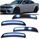 Dynamic LED Side Marker Lights Compatible with 2015-2024 Dodge Charger (SXT/S...