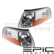 Left Right Pair Park Corner Signal Lamps for 2003-2005 MERCURY GRAND MARQUIS