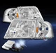 FOR 2002-2005 FORD EXPLORER FACTORY STYLE HEADLIGHTS HEADLAMP CHROME W/8000K HID