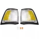 Clear Lens Corner Lights For Toyota Pickup 2WD 1992-1995 Driver & Passenger Side