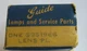 New NOS GM 1961 Chevrolet Impala Parking Lamp Lens 5951966