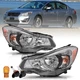 For 2012 2013 2014 2015 Subaru Impreza XV Crosstrek Headlights Assembly w/Bulbs